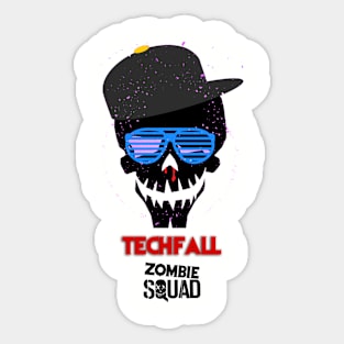 TECHFALL Zombie Squad Sticker